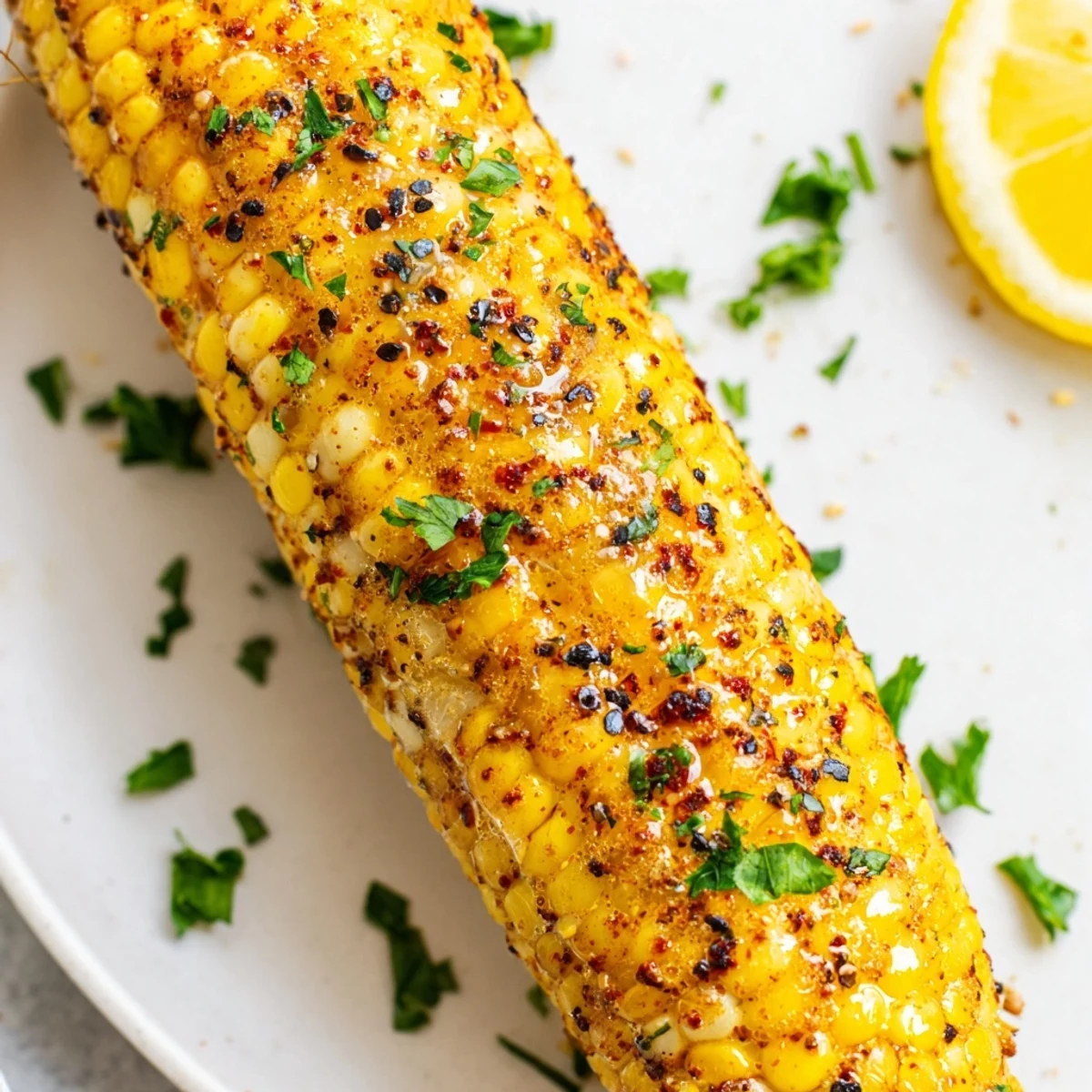 Grilled Corn on the Cob with Cajun Spices glistens with melted butter and smoky paprika, charred to perfection on the cob.