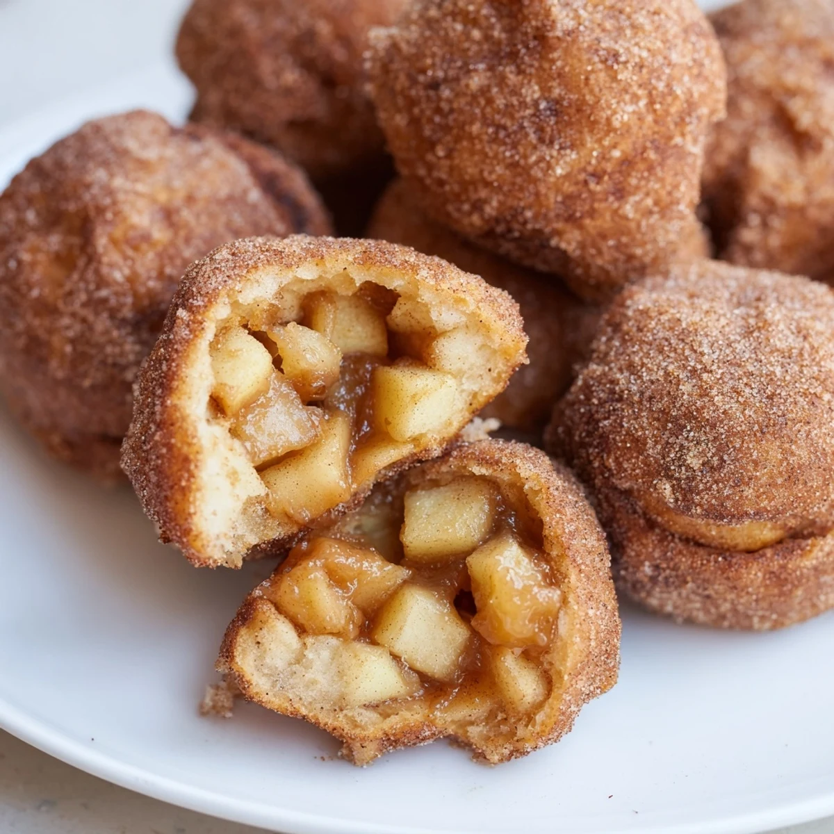 Biscuit dough wrapped around caramel apples baked until golden brown and bubbling