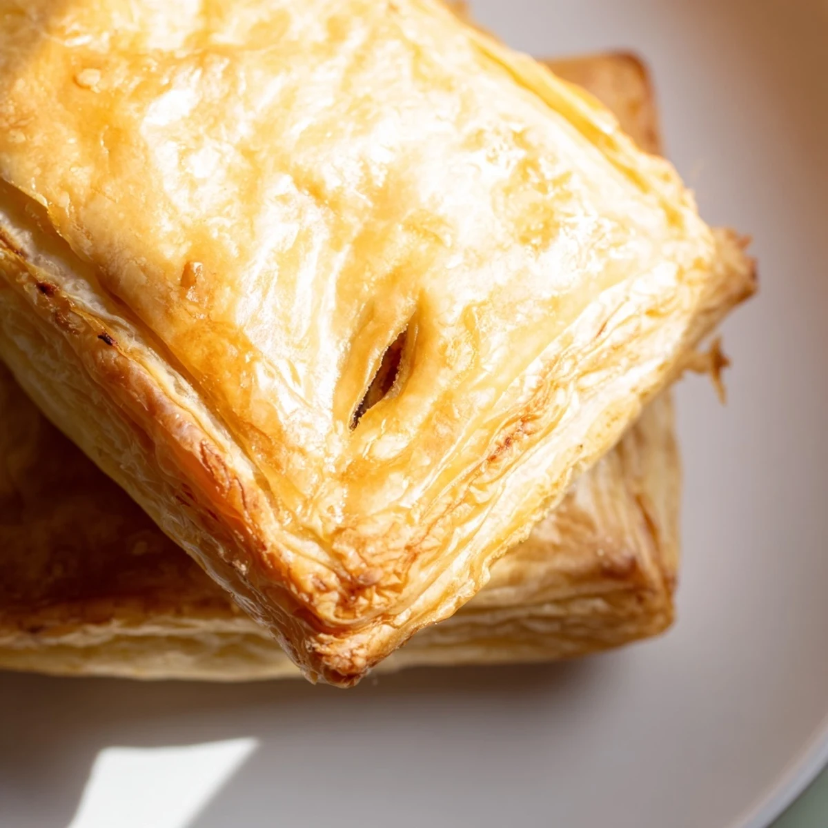 Golden brown crispy Irish Beef and Guinness hand pies with flaky pastry crust