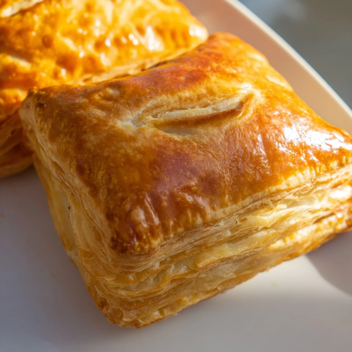 Flaky baked hand pies filled with tender beef chunks in rich Guinness gravy