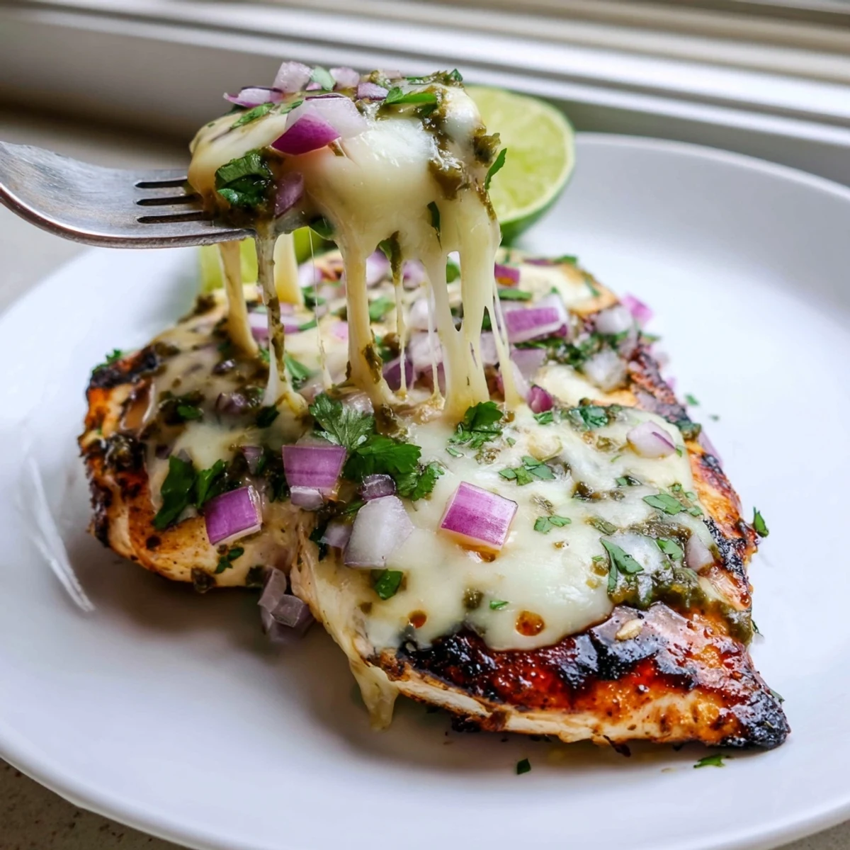 Pepper Jack Salsa Verde Chicken