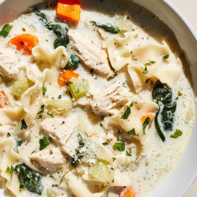 Italian White Lasagna Soup