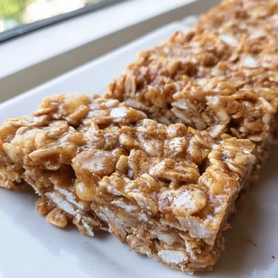 Apple Peanut Butter Granola Bars